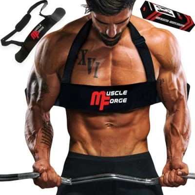 Image of MuscleForge® arm Blaster, Biceps Trainer, Isolator for optimal isolation of the and muscles, Blaster Bodybuilding &amp; Weightlifting
