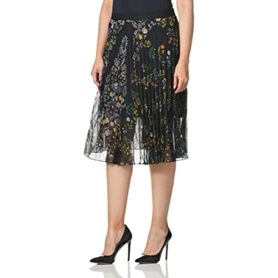 Image of Desigual Women&#039;s FAL_Frida Skirt, Black (Negro 2000), 12 (Manufacturer size: 38)
