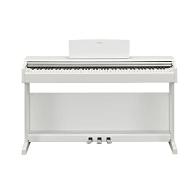 Image of Yamaha ARIUS YDP 145 Digital Piano Classic and Elegant Home for Beginners Hobbyists, in White