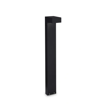Image of Sirio 2 Light Outdoor Tall Bollard Black IP44, G9