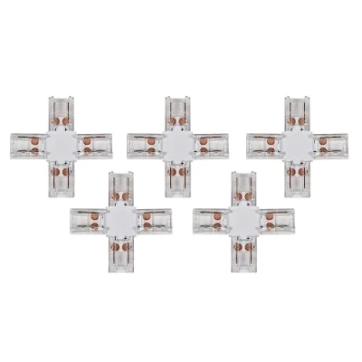 Image of Lyyt Solderless Single Colour COB LED Strip 10mm Connectors 5 Pack X