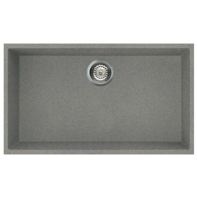 Image of Reginox Extra Large Single Bowl Regi Granite Grey Undermount Kitchen Sink