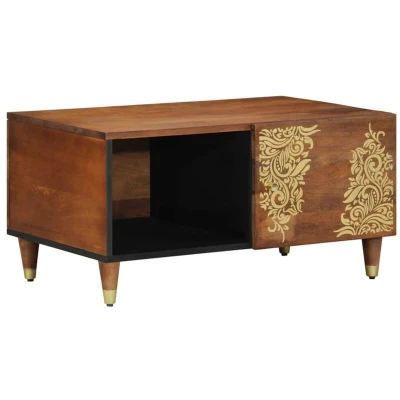 Image of vidaXL Coffee Table 80x50x40 cm Solid Wood Mango