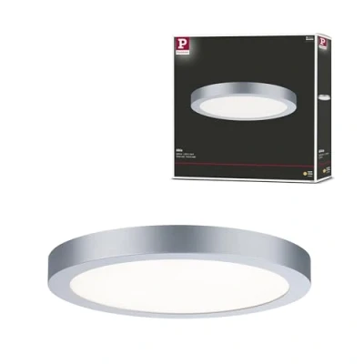 Image of Paulmann 70983 Abia LED panel rectangular incl. 1x22 watt ceiling lamp chrome matt light plastic 2700 K