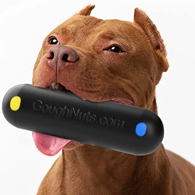 Image of Goughnuts — Dog Toys for Aggressive Chewers Virtually Indestructible Breeds Such as Pit Bulls and German Shepherds Heavy Duty Rubber Stick Toy Extra Large
