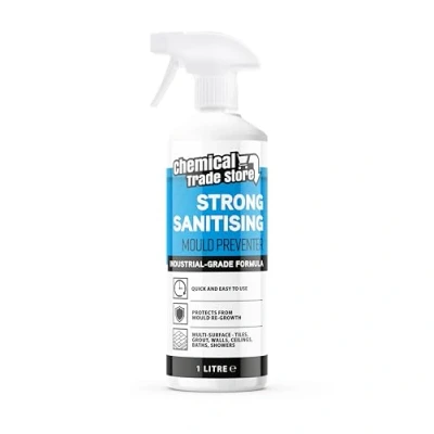 Image of Chemical Trade Store Mould Preventer Spray Powerful Mildew Remover, Keeps Mouldy Stains Away From Walls, Tiles, Silicone Seals &amp; More 1 Litre