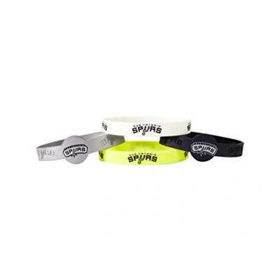 Image of aminco NBA San Antonio Spurs Silicone Bracelets, 4 Pack