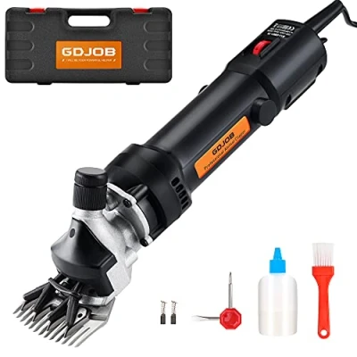 Image of Livestock Electric Clipper,690w Professional Sheep Shearing Clippers, Pet Farm Supplies for Shaving Fur Wool in Sheep, Goats, Cattle, (Black)