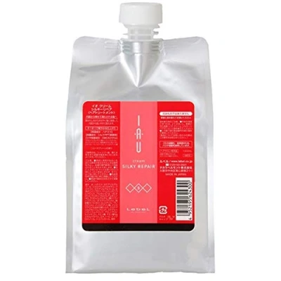 Image of Lebel IAU Cream Silky Repair Hair Treatment 1000ml Refill (Green Tea Set)