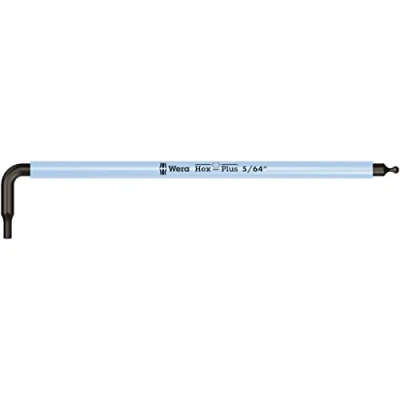 Image of Wera 05022630001 5&quot;/64 x 101 mm 950 SPKL Hex Key Silver