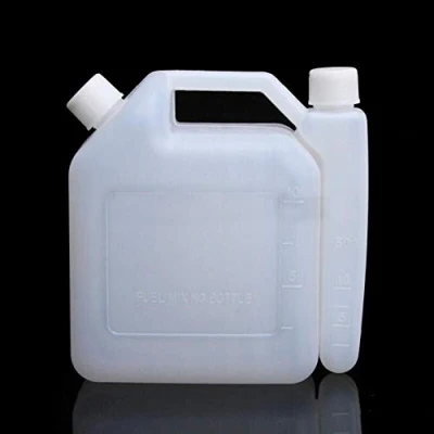 Image of 2l Stroke Oil Petrol Fuel Mixing Bottle Tank Container 25:1 50:1 for Chainsaw Trimmer