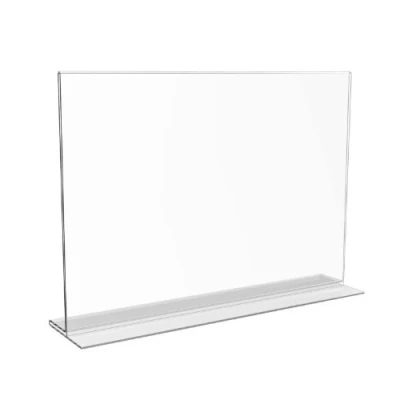 Image of Displaypro A4 Clear Landscape Double Sided Acrylic Menu Desktop Counter Poster Holder Sign Display Stand Free Shipping!