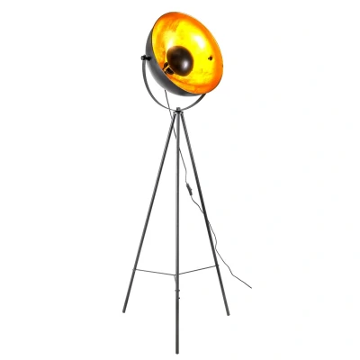 Image of Timo Tripod Floor Lamp Black 1x E27