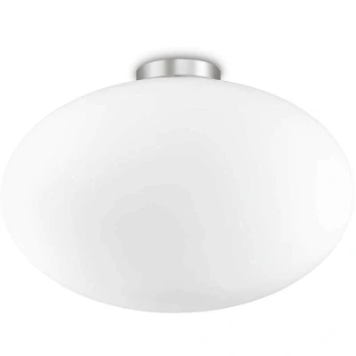 Image of Candy 1 Light Globe Ceiling Flush White, E27
