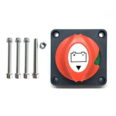 Image of IRYNA Battery Isolator Switch Disconnect Master Power Cut Off for Car Marine Boat RV ATV UTV Vehicle,12V 24V 48V Switch,200/1200Amps