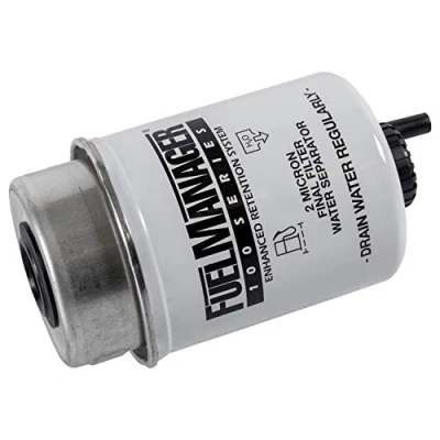 Image of WJI500030 Fuel Filter FEBI BILSTEIN 170059 Spin on Filter, with water drain screw, In Line LAND ROVER: Range Rover 3