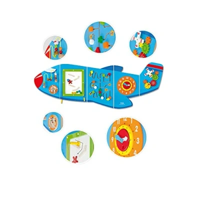 Image of VIGA Toys 50673 Wall Game Aeroplane