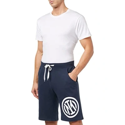 Image of Inter Logo Shorts, Casual Unisex Adult Blue XXL