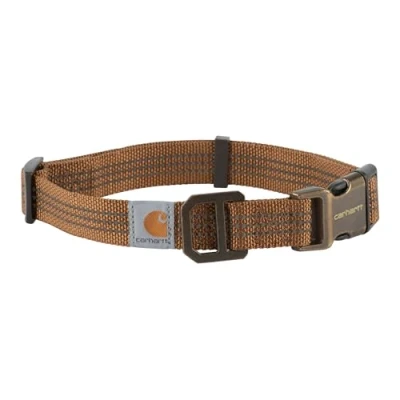 Image of Carhartt Unisex&#039;s Dog Collar, Brown, Medium