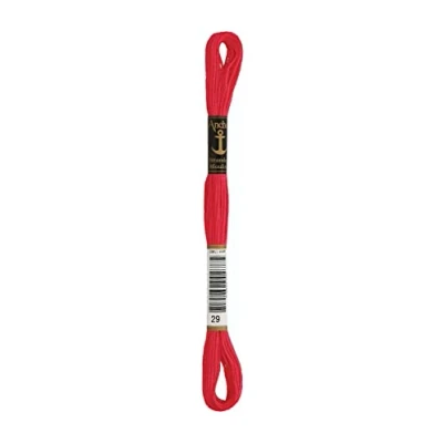 Image of Anchor Embroidery Thread, Cotton, red, Rouge