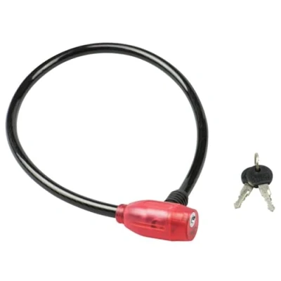 Image of BURG WÄCHTER 12mm Secure Bike Lock Cable 65MM