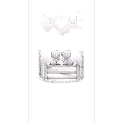 Image of I LOVE You Me to Bear Carte Blanche Whispers Greeting Card