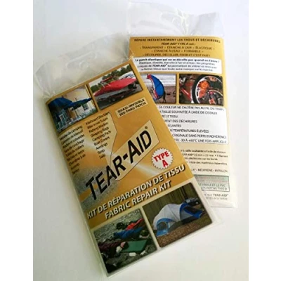 Image of Tear Aid Type A Fabric Repair Kit Instant, Permanent and Nearly Invisible