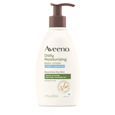 Image of Aveeno Sheer Hydration Daily Moisturizing Lotion, 12 Fl. Oz