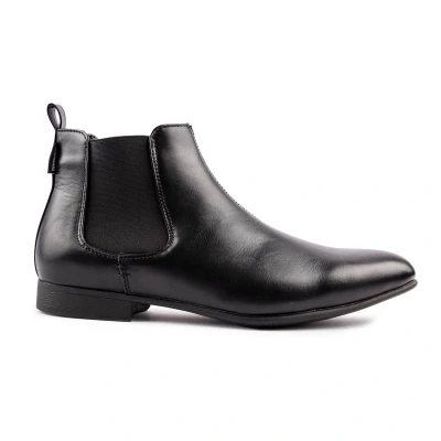Image of Lambretta Mens Amberley Boots Black Size UK 12