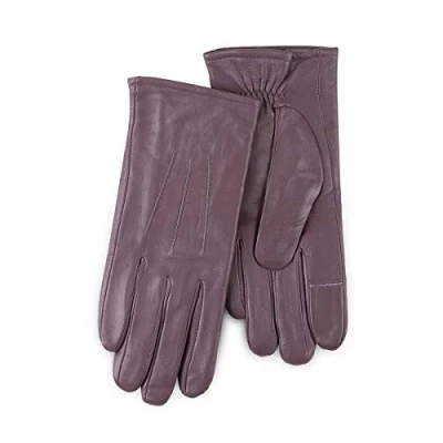 Image of Isotoner Ladies Waterproof 3 Point Leather Gloves