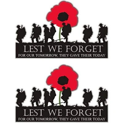 Image of DTB TECH Pinhead Soldiers and Poppy Sticker They Gave Their Tomorrow Ideal for cars, tablets, laptops, phones, scooters. (Small (you get 2 small stickers))