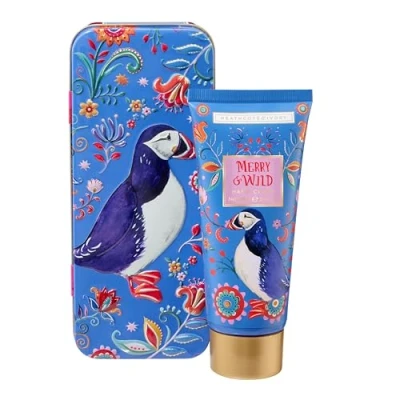 Image of Heathcote &amp; Ivory Merry and Wild Hand Cream in Tin 100ml