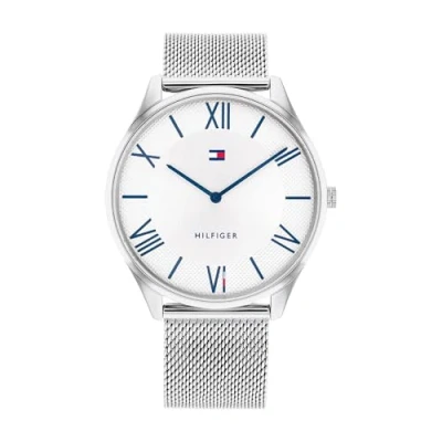 Image of Tommy Hilfiger Analogue Quartz Watch for Men with Silver Stainless Steel Bracelet 1710512