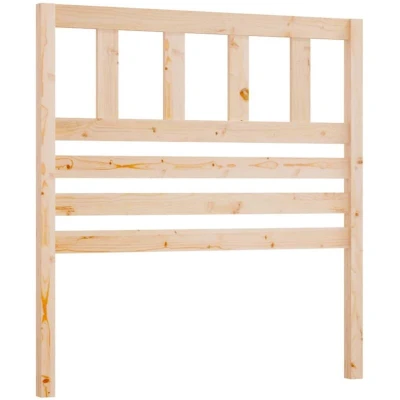 Image of vidaXL Bed Headboard 81x4x100 cm Solid Wood Pine