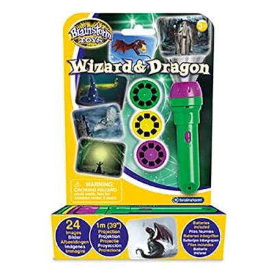 Image of Brainstorm Toys Wizard &amp; Dragon Torch Projector,