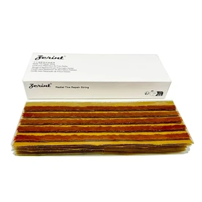 Image of ZERINT TS 260C30 Tyre Repair Strings Rubber Strip 30PCS 6 x 200 mm Brown,Tyre Plugs Self Vulcanizing Puncture Strips Sealer