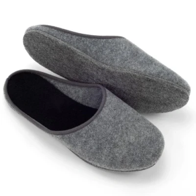 Image of Pantoffelmann Felt slippers anthracite 50/51 EU / 17 UK