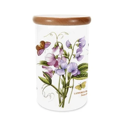 Image of Portmeirion Home &amp; Gifts BGIA48030 Airtight Storage Jar, Earthenware, Multi Colour Colour, 20cm