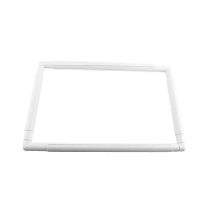 Image of Embroidery Frame Plastic Cross Stitch Square Rectangle Clip Quilting Needlepoint Tool 43.1*27.9cm