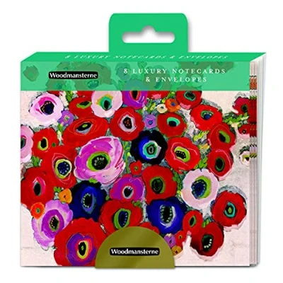 Image of Beautiful Rose Bouquet Note Card Wallet 8 Floral Notelets