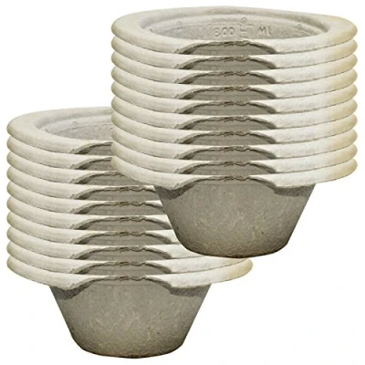 Image of Qualicare Disposable Card Pulp Emergency Vomit Sick Urine Bowl 800ml, 20 Pack