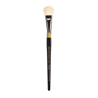 Image of KINGART Brush, Wood, White Black Gold, 3/4