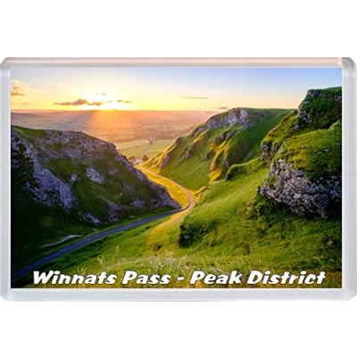 Image of Baked Bean Store Winnats Pass Peak District 96 x 67mm Jumbo Fridge Magnet/Magnets BBSFHM266