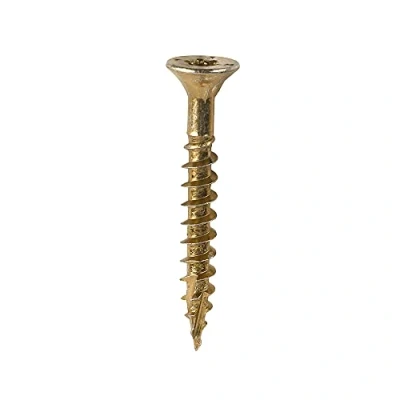 Image of TIMCO C2 Clamp Fix Multi Purpose Premium Screws TX Double Countersunk Yellow 5.0 x 40 Box of 200