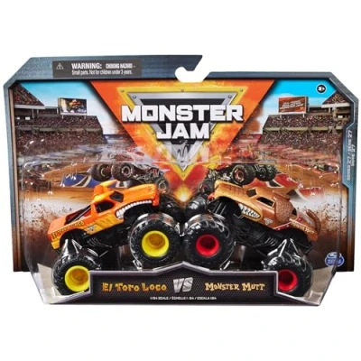 Image of Monster Jam 1:64 Series 27 El Toro Loco vs Mutt