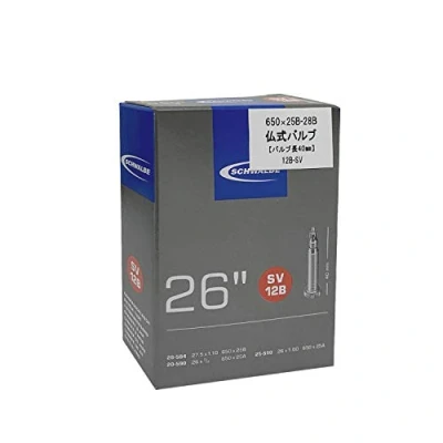 Image of Schwalbe Inner Tube SV12B, 20/25 590, EK 40 mm, 10423223V, Black