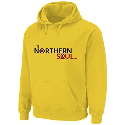 Image of Tribal T Shirts Mens Northern Soul Logo Hoody (XL, Yellow)