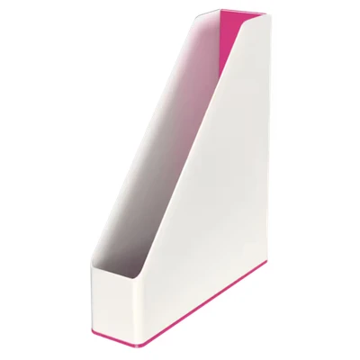 Image of Leitz TS 120555 Wow A4 Duo Colour Magazine File, 73mm x 318mm 272mm, Pink