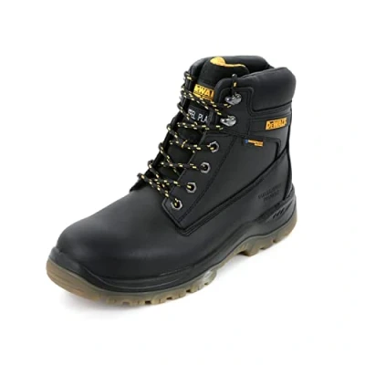 Image of DEWALT Men&#039;s Titanium Waterproof Steel Toe Safety Boot Black UK 10