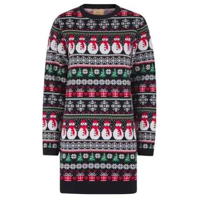 Image of Tokyo Laundry Merry Christmas Women&#039;s Fair Isle Style Jumper Dress